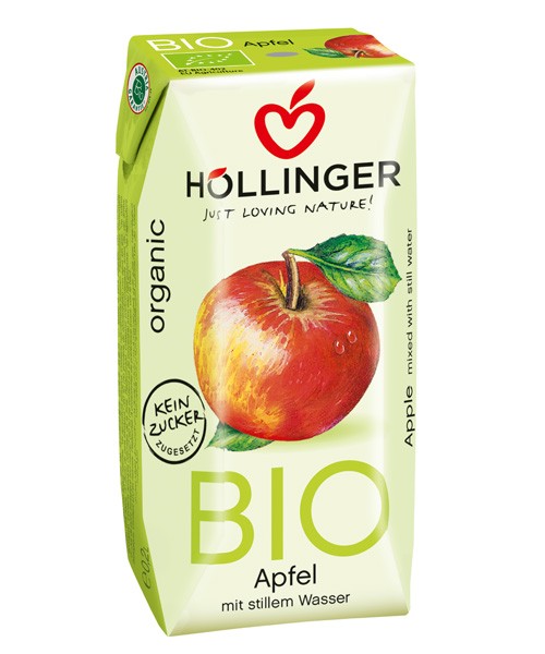 Χυμος Μηλο Χωρ. Ζαχαρη Bio 200ml Hollinger